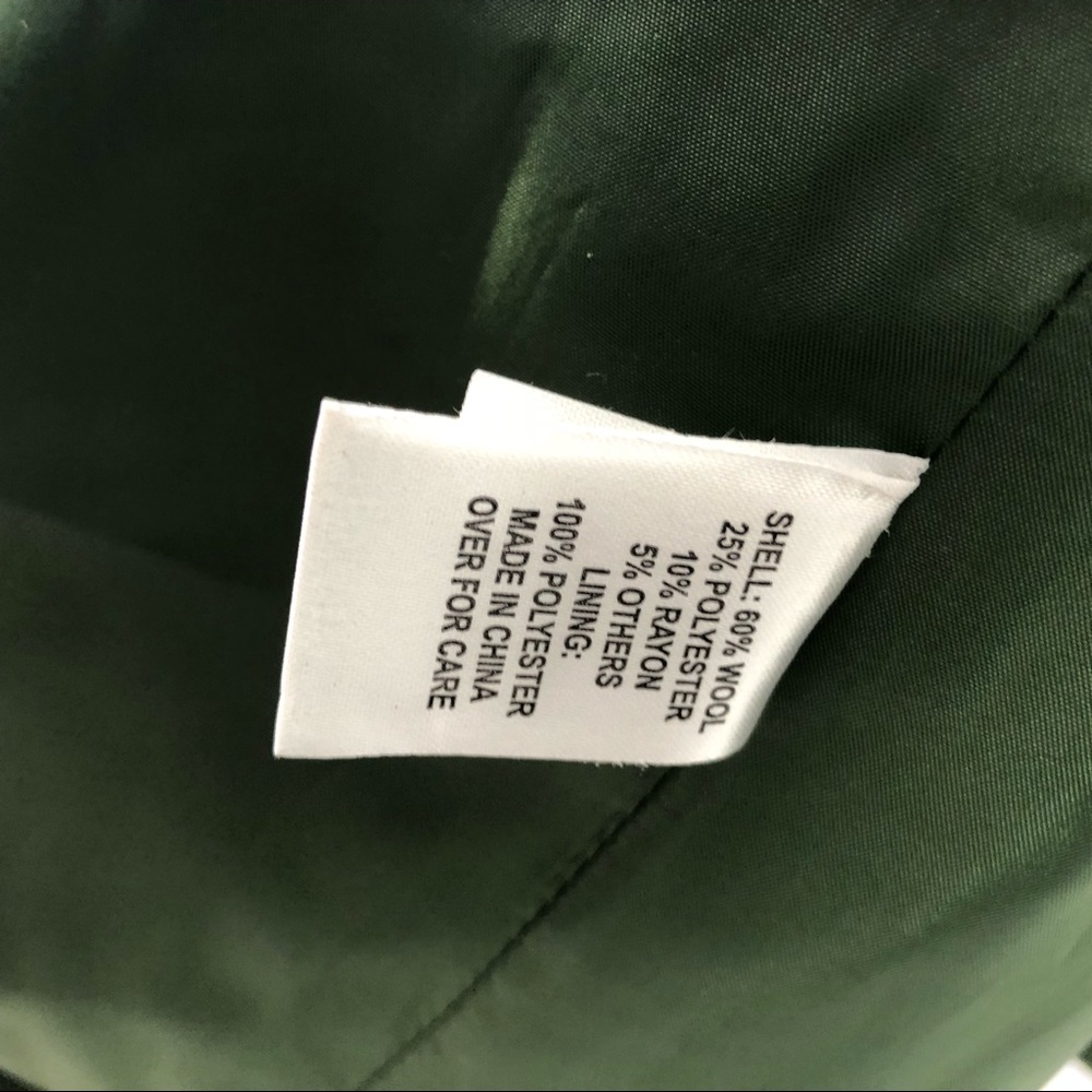 Marvin Richards Green Pea Coat - Picture 6 of 6